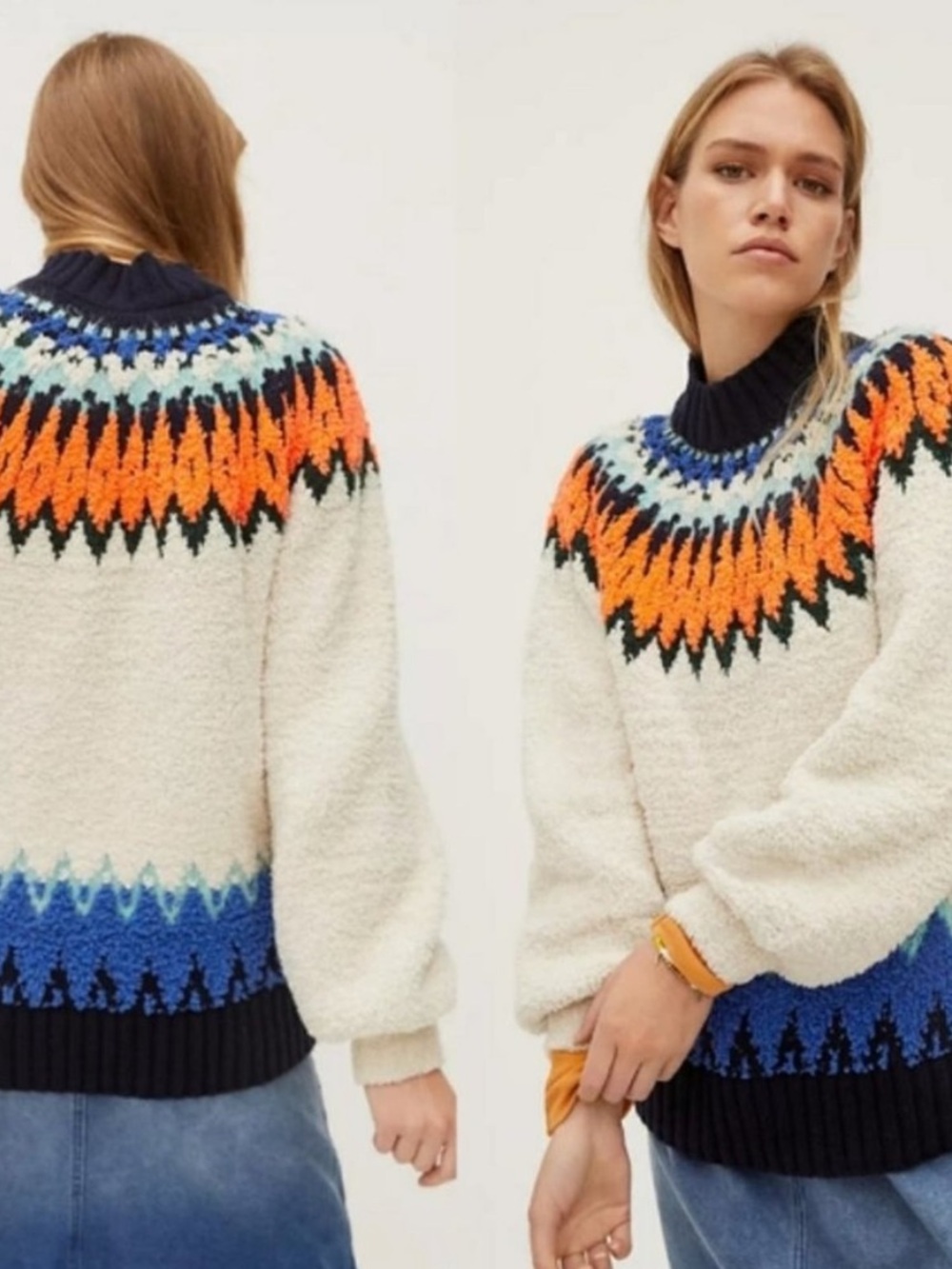 Pilcro Selene Fleece Sweater